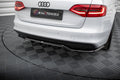 Splitter trasero Audi A4 Competition B8 Facelift (con barras verticales)