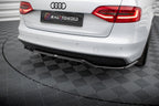 Splitter trasero Audi A4 Competition B8 Facelift (con barras verticales)