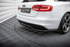 Splitter trasero Audi A4 Competition B8 Facelift (con barras verticales)