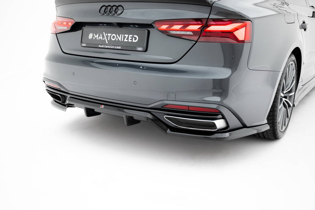 Rear Diffuser Audi A5 F5 Facelift (with vertical fins)