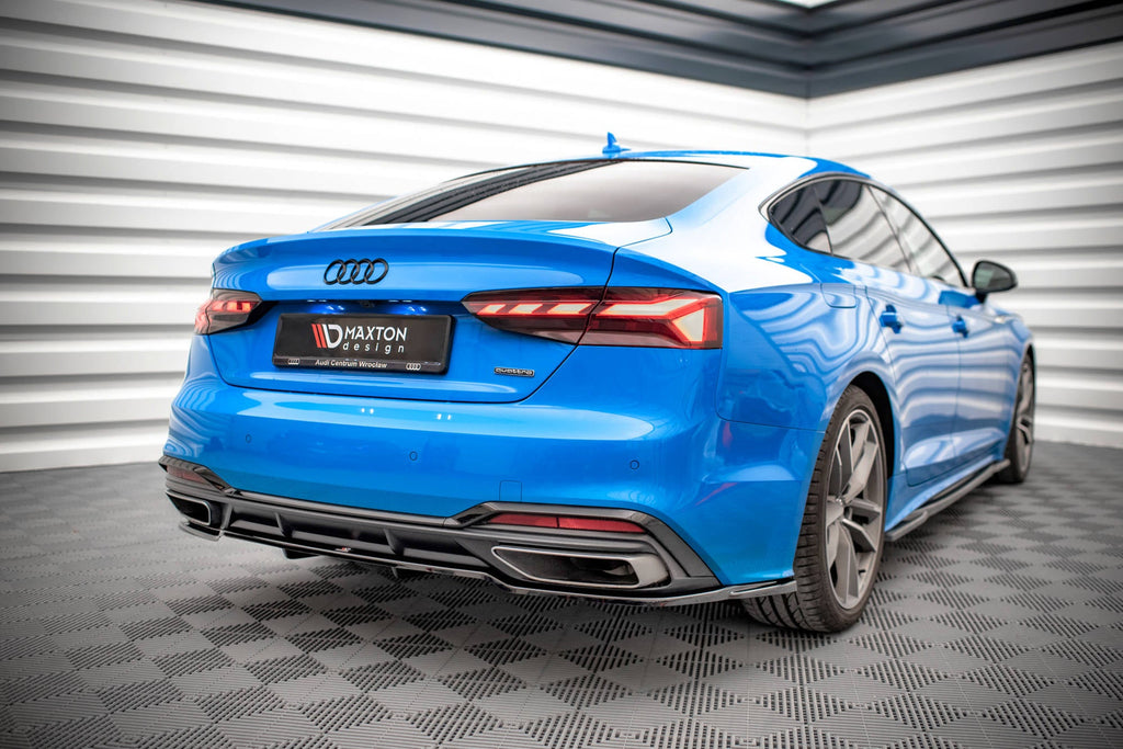 Splitter trasero Audi A5 S-Line F5 Facelift (con barras verticales)