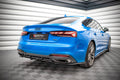 Splitter trasero Audi A5 S-Line F5 Facelift (con barras verticales)