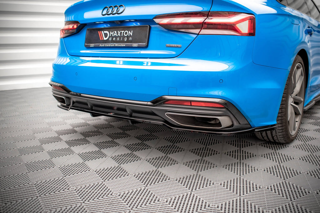 Splitter trasero Audi A5 S-Line F5 Facelift (con barras verticales)