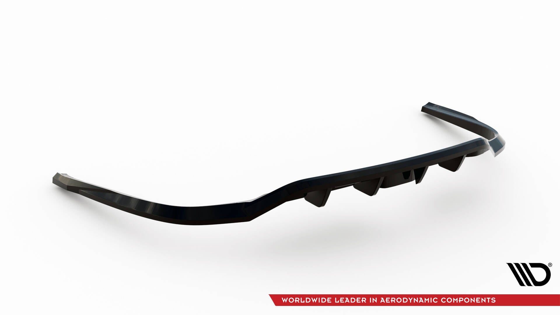 Splitter trasero Audi A6 Allroad C8 (con barras verticales)