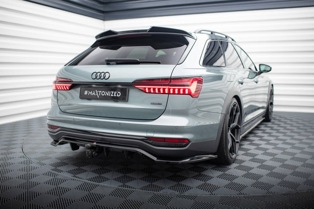 Splitter trasero Audi A6 Allroad C8 (con barras verticales)