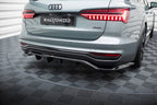 Splitter trasero Audi A6 Allroad C8 (con barras verticales)