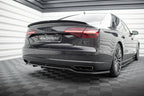 Splitter trasero Audi A8 D4 Facelift (con barras verticales)