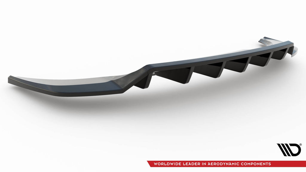 Splitter trasero Audi Q3 S-Line SUV F3 (con barras verticales)