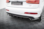 Splitter trasero Audi Q3 S-Line 8u (con barras verticales)