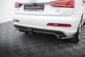 Splitter trasero Audi Q3 S-Line 8u (con barras verticales)