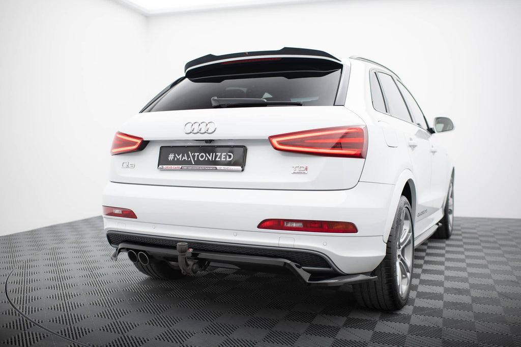 Splitter trasero Audi Q3 S-Line 8u (con barras verticales)