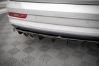 Splitter trasero Audi Q3 Sport 8u Facelift (con barras verticales)