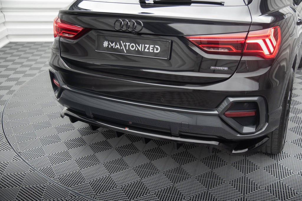 Rear Diffuser Audi Q3 Sportback F3 (with vertical bars)
