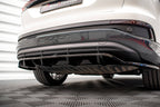 Splitter trasero Audi Q4 E-Tron Sportback S-Line Mk1 (con barras verticales)