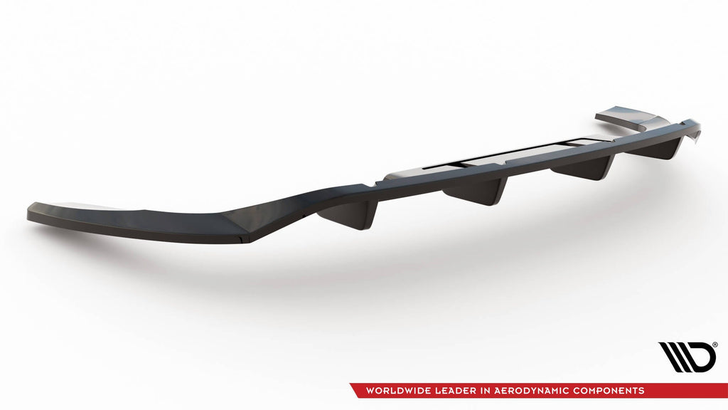 Splitter trasero Audi Q4 E-Tron Sportback S-Line Mk1 (con barras verticales)