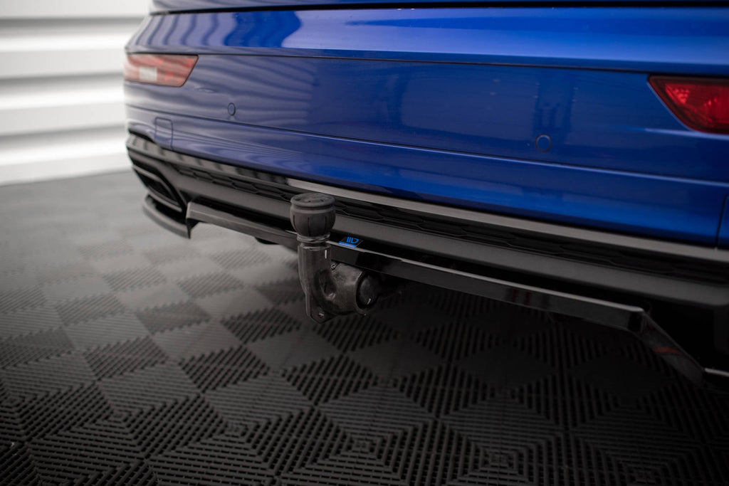 Splitter trasero Audi Q5 S-Line SUV Mk2 Facelift (con barras verticales)