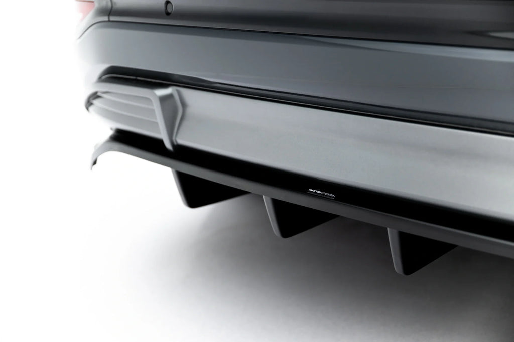 Splitter trasero Audi Q6 E-Tron S-Line SQ6 E-Tron SUV Sportback Mk1 (con barras verticales)