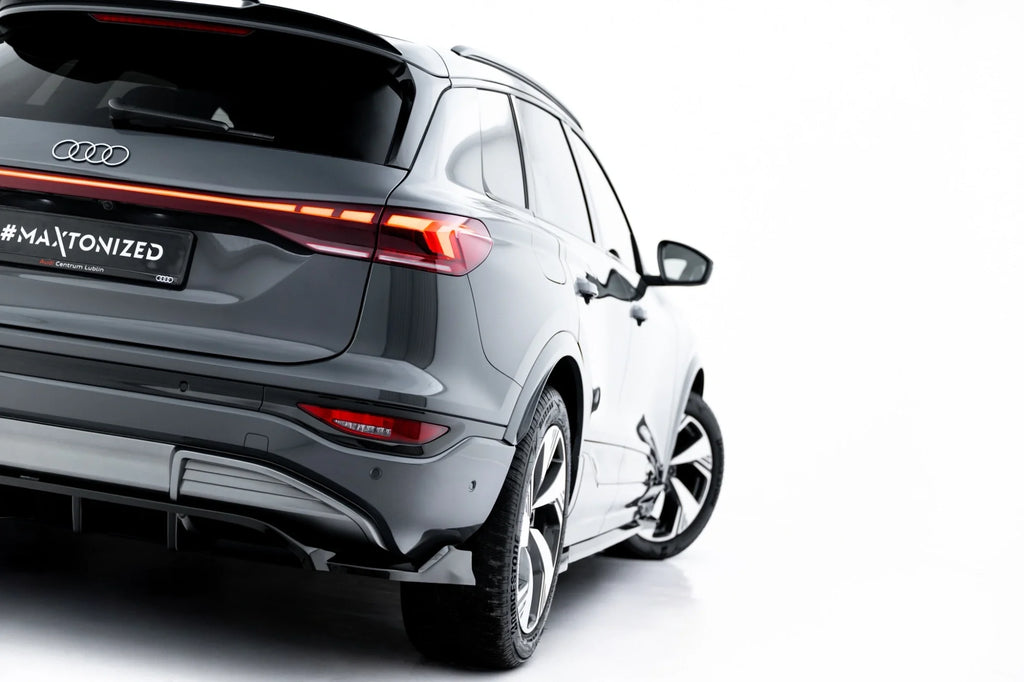Splitter trasero Audi Q6 E-Tron S-Line SQ6 E-Tron SUV Sportback Mk1 (con barras verticales)