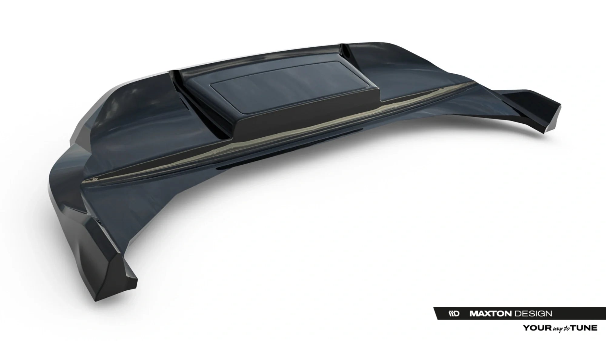 Splitter trasero Audi Q6 E-Tron S-Line SQ6 E-Tron SUV Sportback Mk1 (con barras verticales)