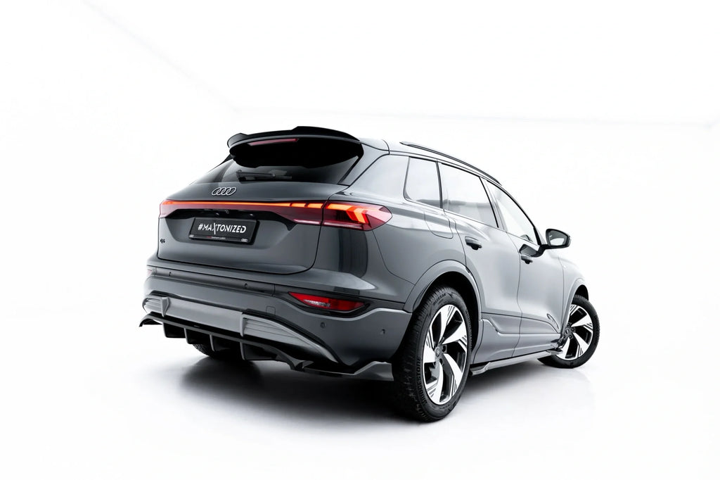 Splitter trasero Audi Q6 E-Tron S-Line SQ6 E-Tron SUV Sportback Mk1 (con barras verticales)