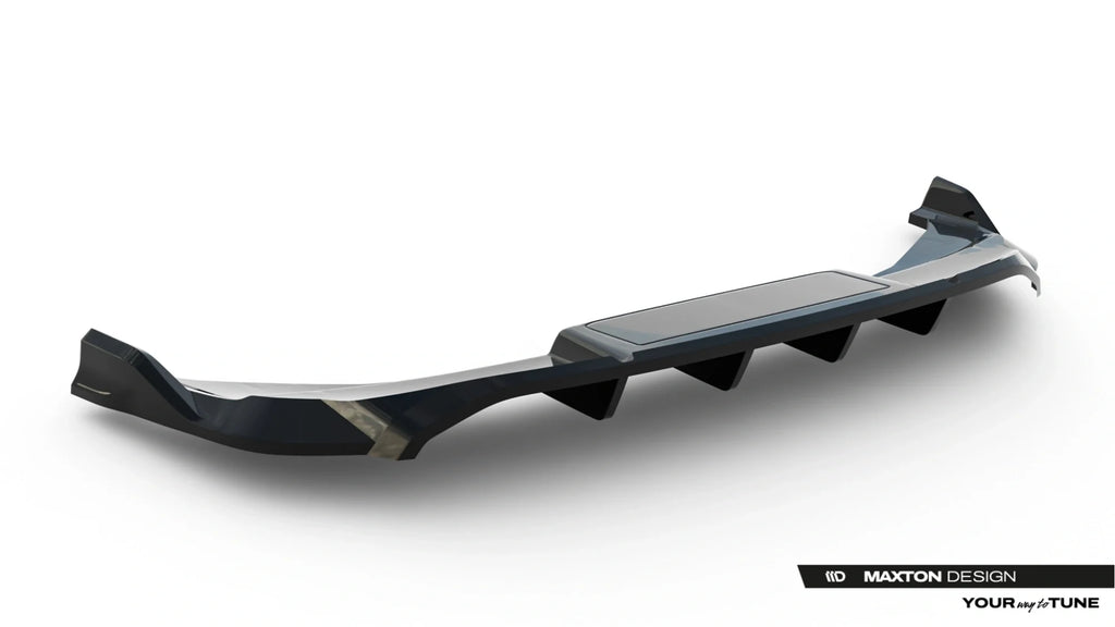 Splitter trasero Audi Q6 E-Tron S-Line SQ6 E-Tron SUV Sportback Mk1 (con barras verticales)