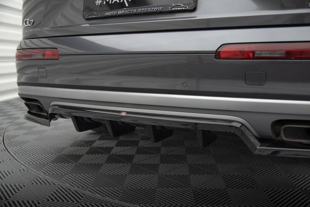 Audi Q7 Mk2 Rear Splitter (with vertical bars)