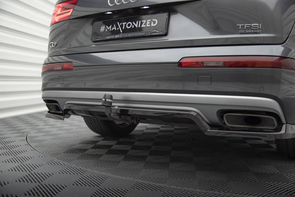 Audi Q7 Mk2 Rear Splitter (with vertical bars)