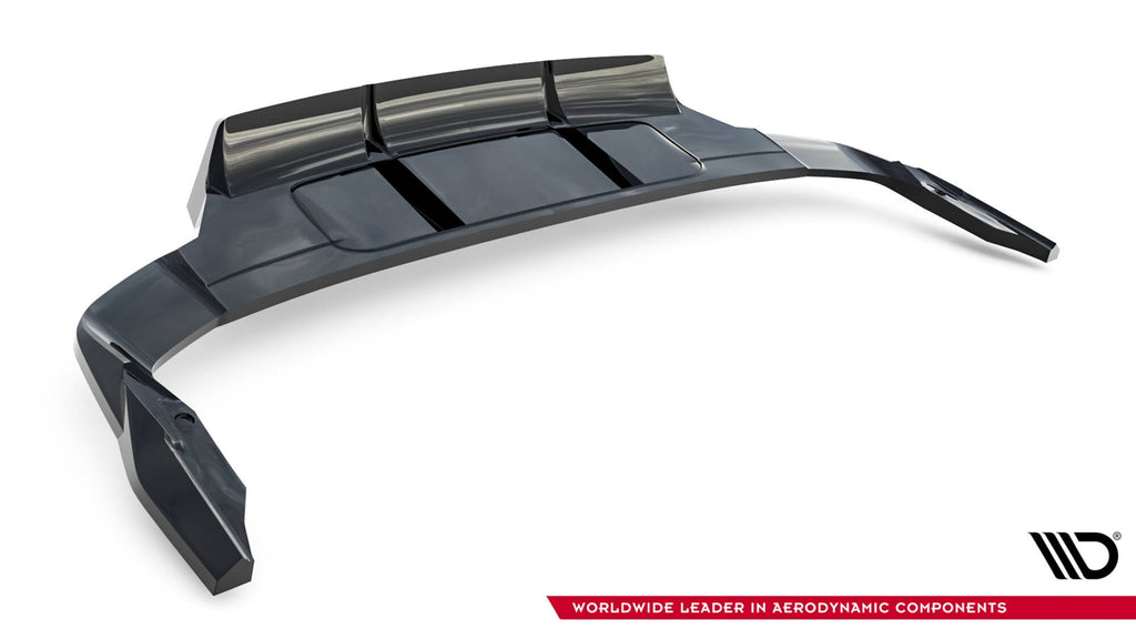 Splitter trasero Audi Q7 S-Line Mk2 Facelift 2 (con barras verticales)