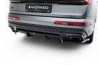 Splitter trasero Audi Q7 S-Line Mk2 Facelift 2 (con barras verticales)