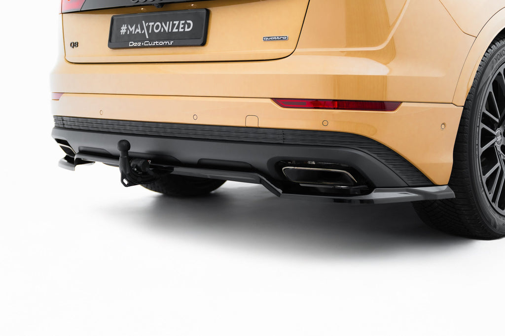 Splitter trasero Audi Q8 Mk1 Facelift (con barras verticales)