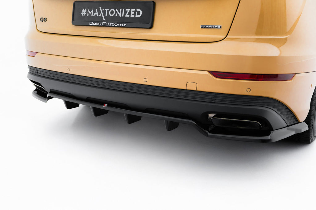 Splitter trasero Audi Q8 Mk1 Facelift (con barras verticales)