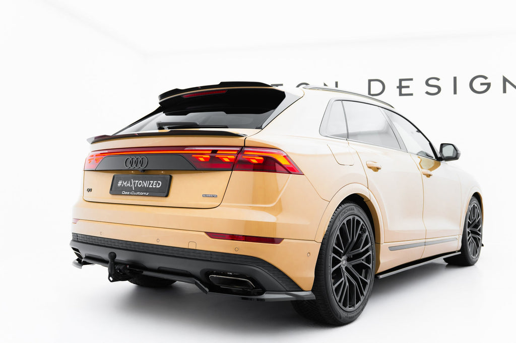 Splitter trasero Audi Q8 Mk1 Facelift (con barras verticales)