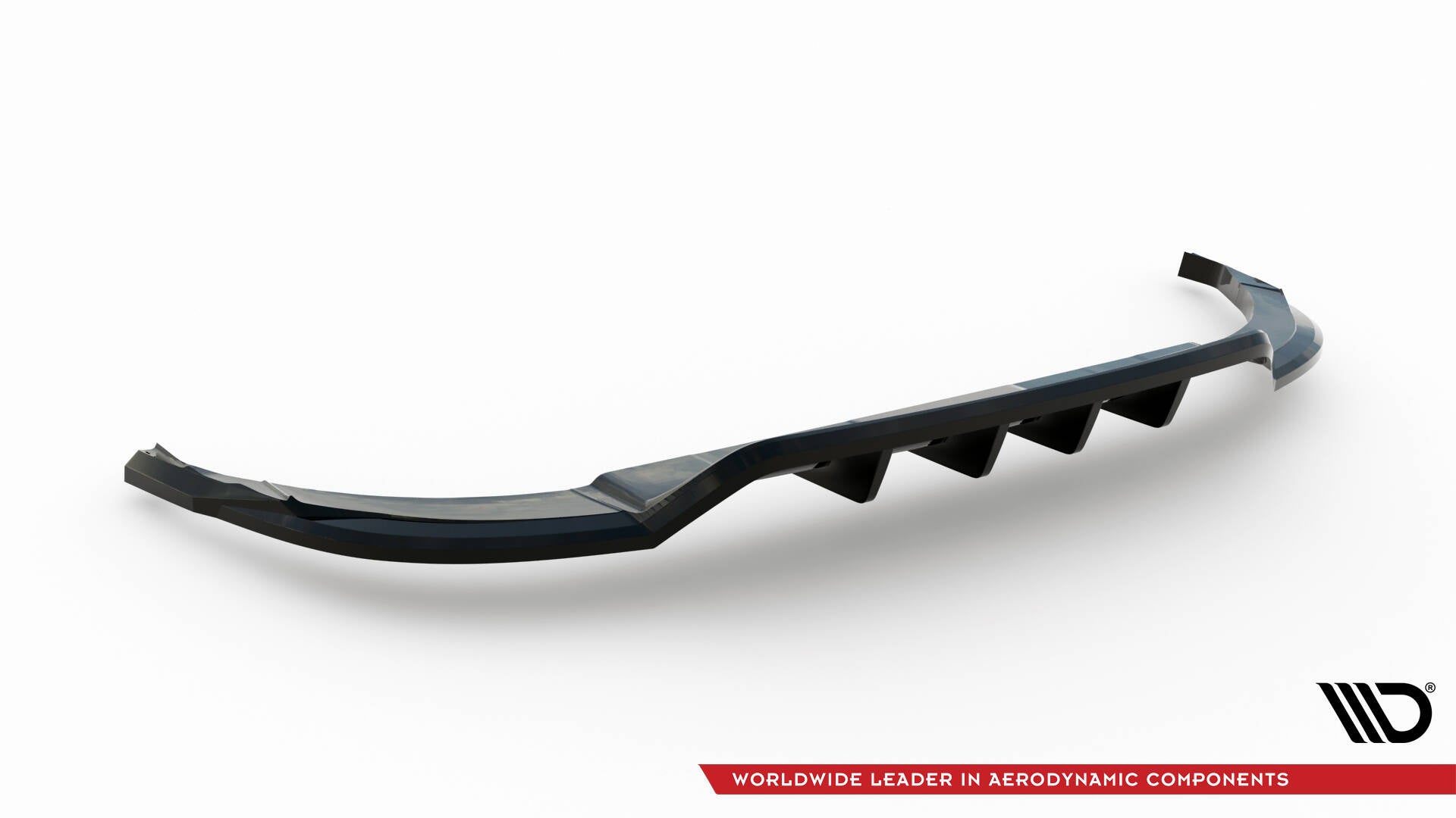 Splitter trasero Audi Q8 S-Line Mk1 (con barras verticales)