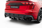 Splitter trasero Audi RSQ8 Mk1 Facelift (con barras verticales)