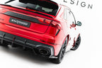 Splitter trasero Audi RSQ8 Mk1 Facelift (con barras verticales)