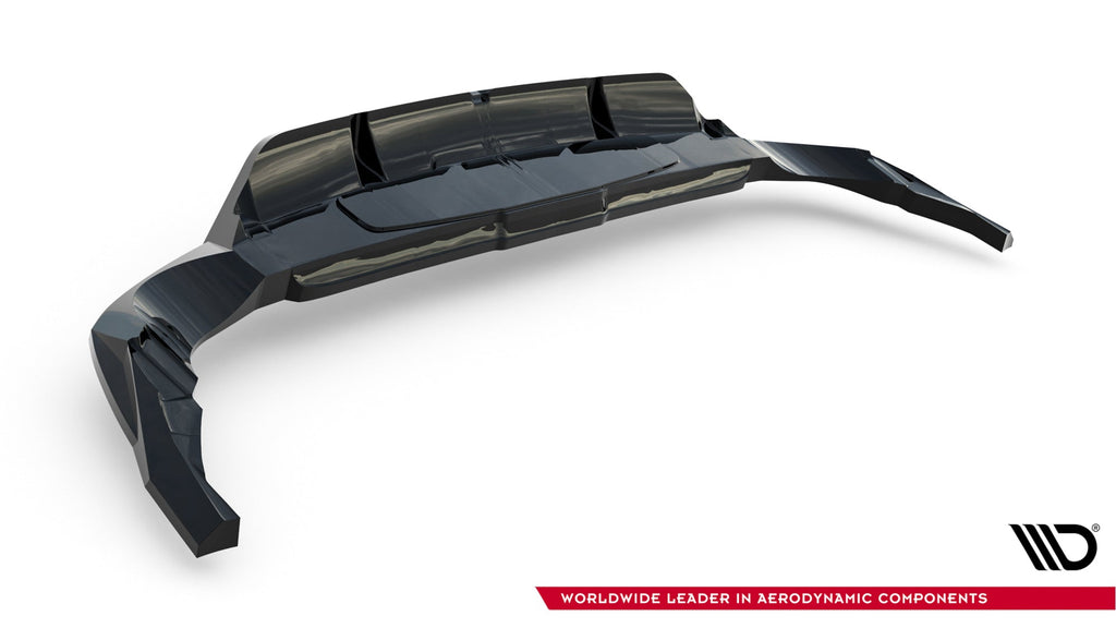 Splitter trasero Audi RSQ8 Mk1 Facelift (con barras verticales)