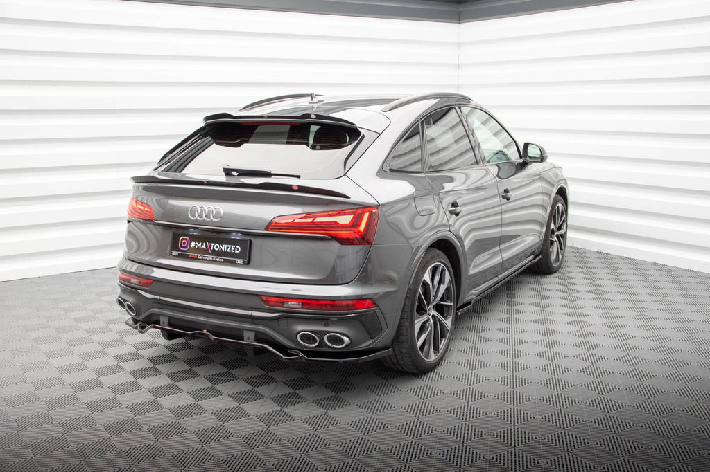 Splitter trasero Audi SQ5 Q5 S-Line Sportback Mk2 Facelift (con barras verticales)