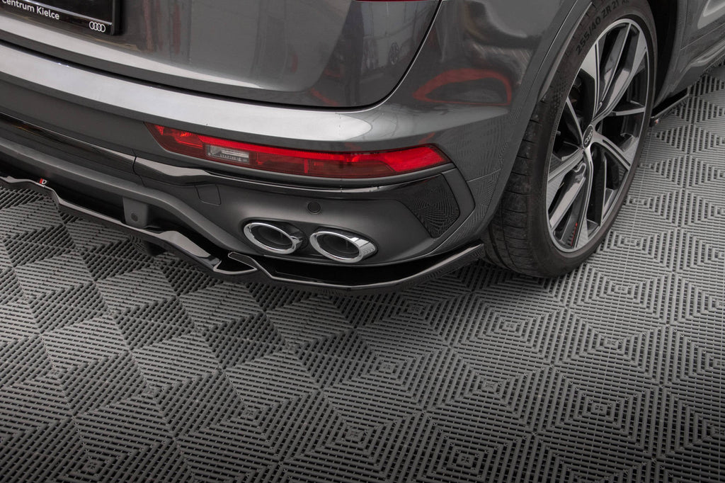 Splitter trasero Audi SQ5 Q5 S-Line Sportback Mk2 Facelift (con barras verticales)