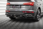 Splitter trasero Audi SQ5 Q5 S-Line Sportback Mk2 Facelift (con barras verticales)