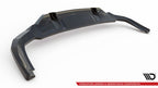 Splitter trasero Audi SQ5 Q5 S-Line Sportback Mk2 Facelift (con barras verticales)