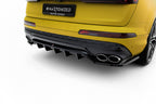 Splitter trasero Audi SQ7 Mk2 (4M) Facelift con barras verticales