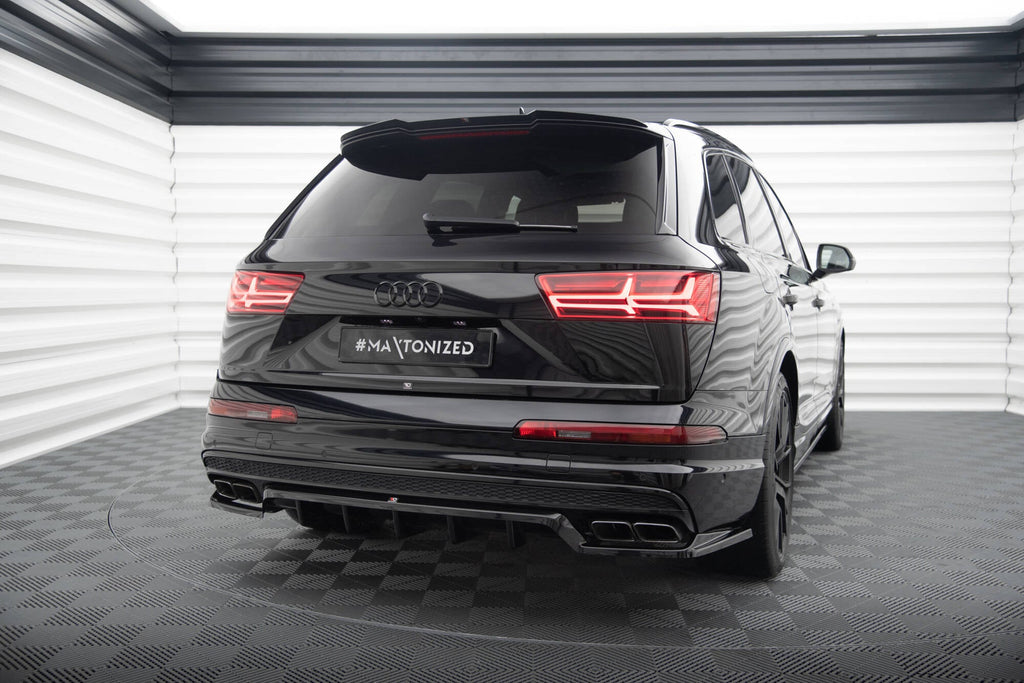 Splitter trasero Audi SQ7 Q7 S-Line Mk2 (con barras verticales)