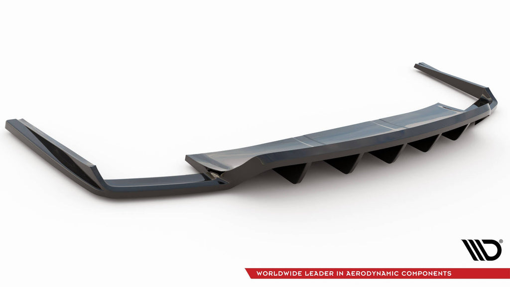 Splitter trasero Audi SQ7 Q7 S-Line Mk2 (con barras verticales)
