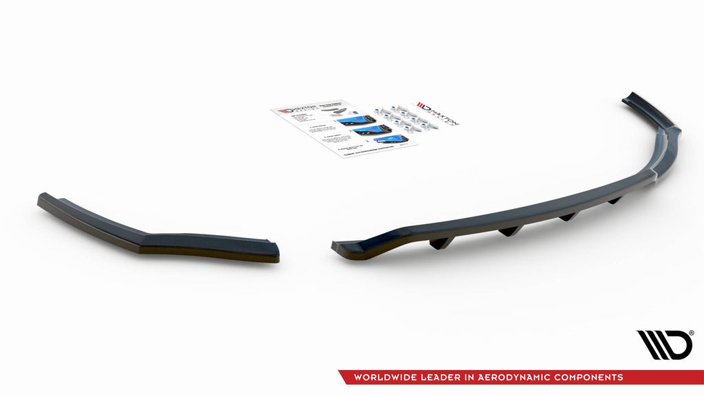 Splitter trasero BMW Serie 1 F20 (con barras verticales)