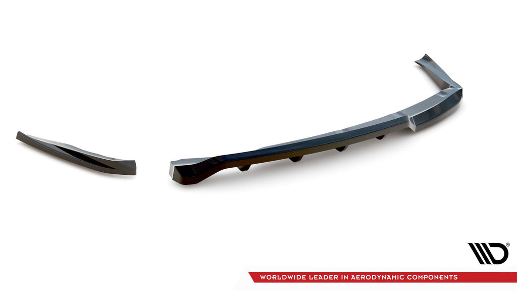 Splitter trasero BMW 1 M-Pack E87 Facelift (con barras verticales)