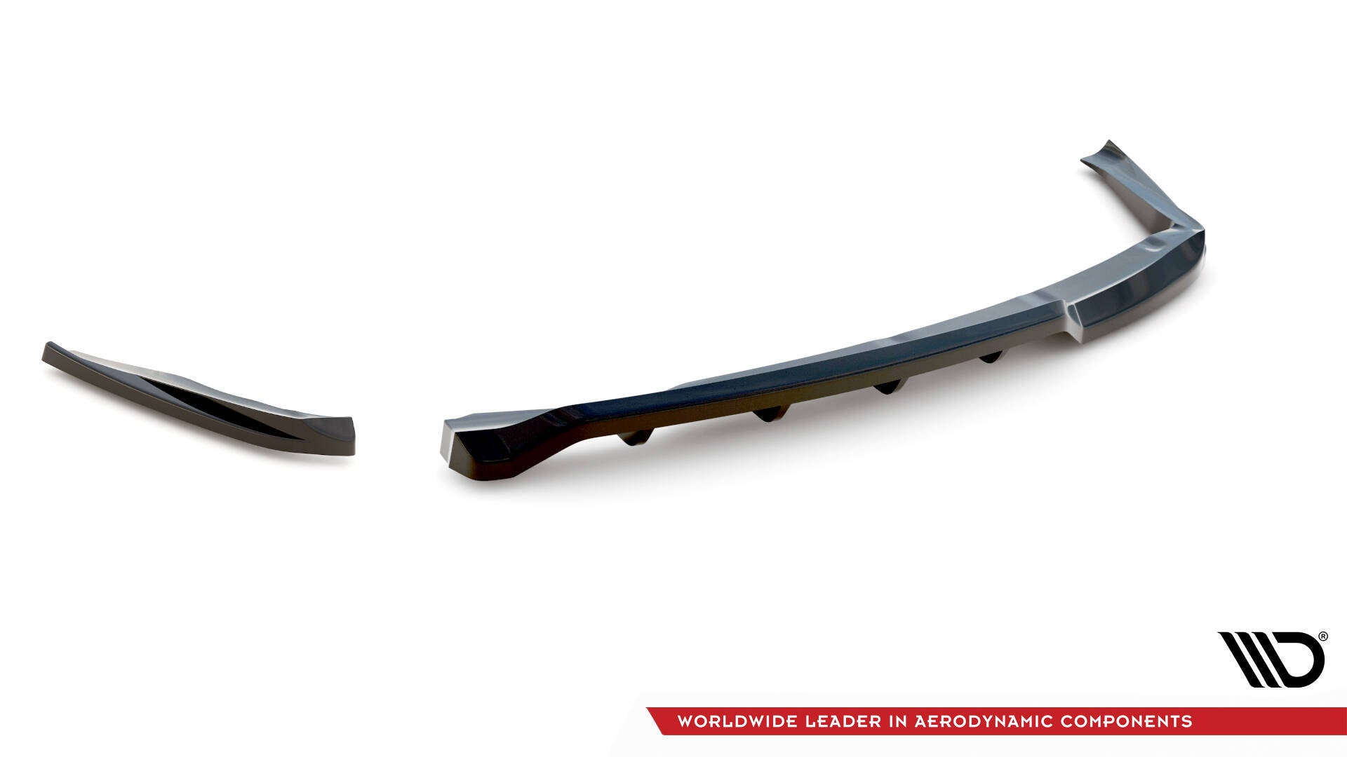 Splitter trasero BMW 1 M-Pack E87 Facelift (con barras verticales)