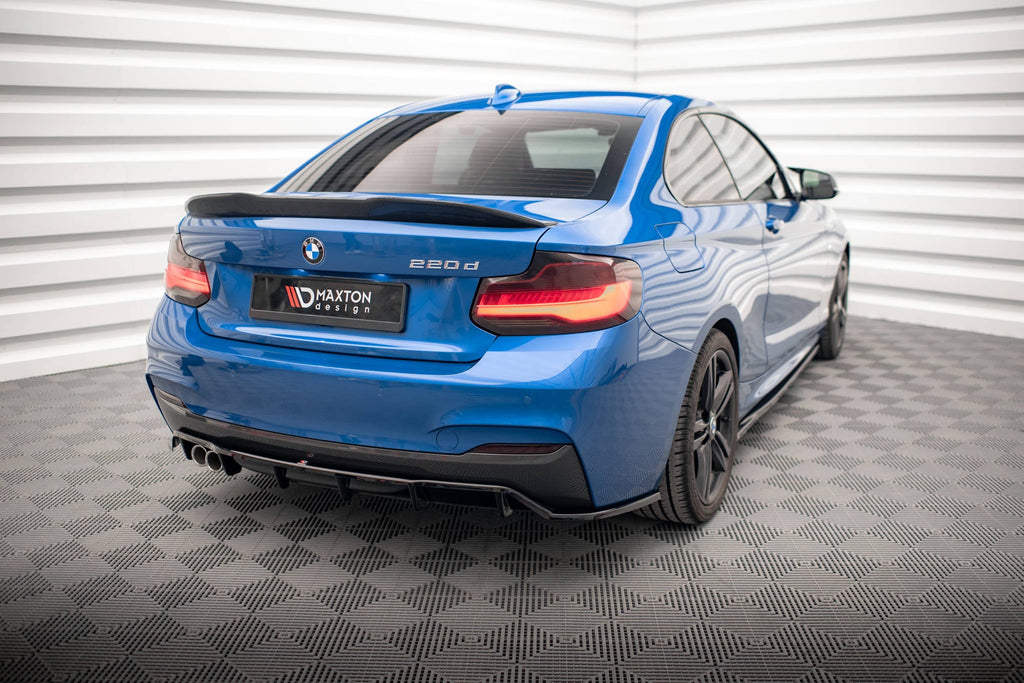 Splitter trasero BMW Serie 2 M-Pack F22 (con barras verticales)