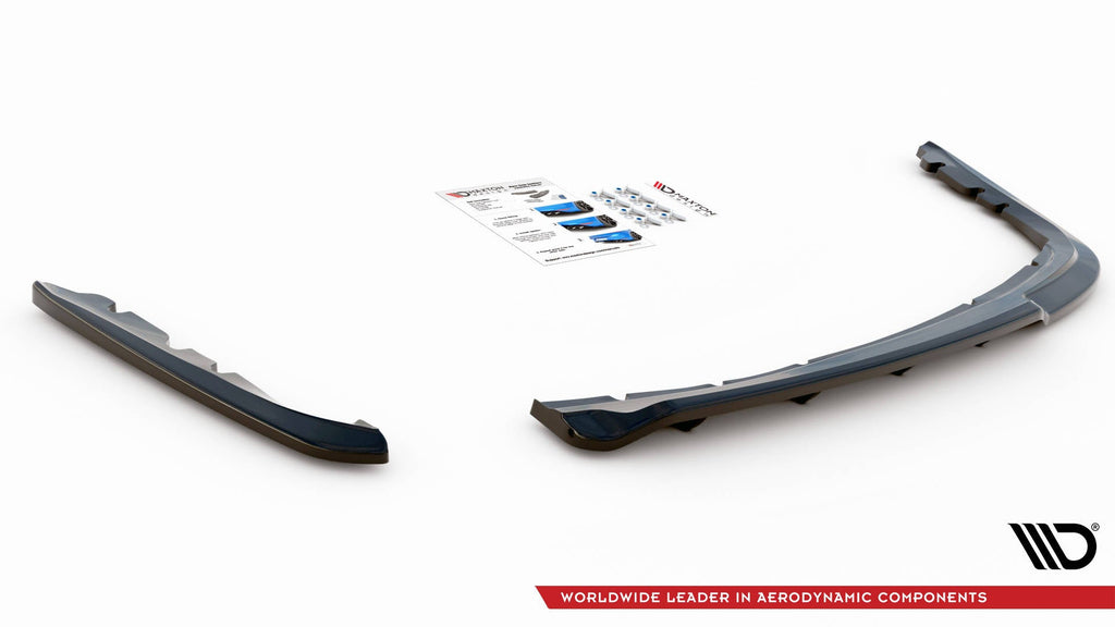 Splitter trasero BMW Serie 3 Berlina E90 (con barras verticales)