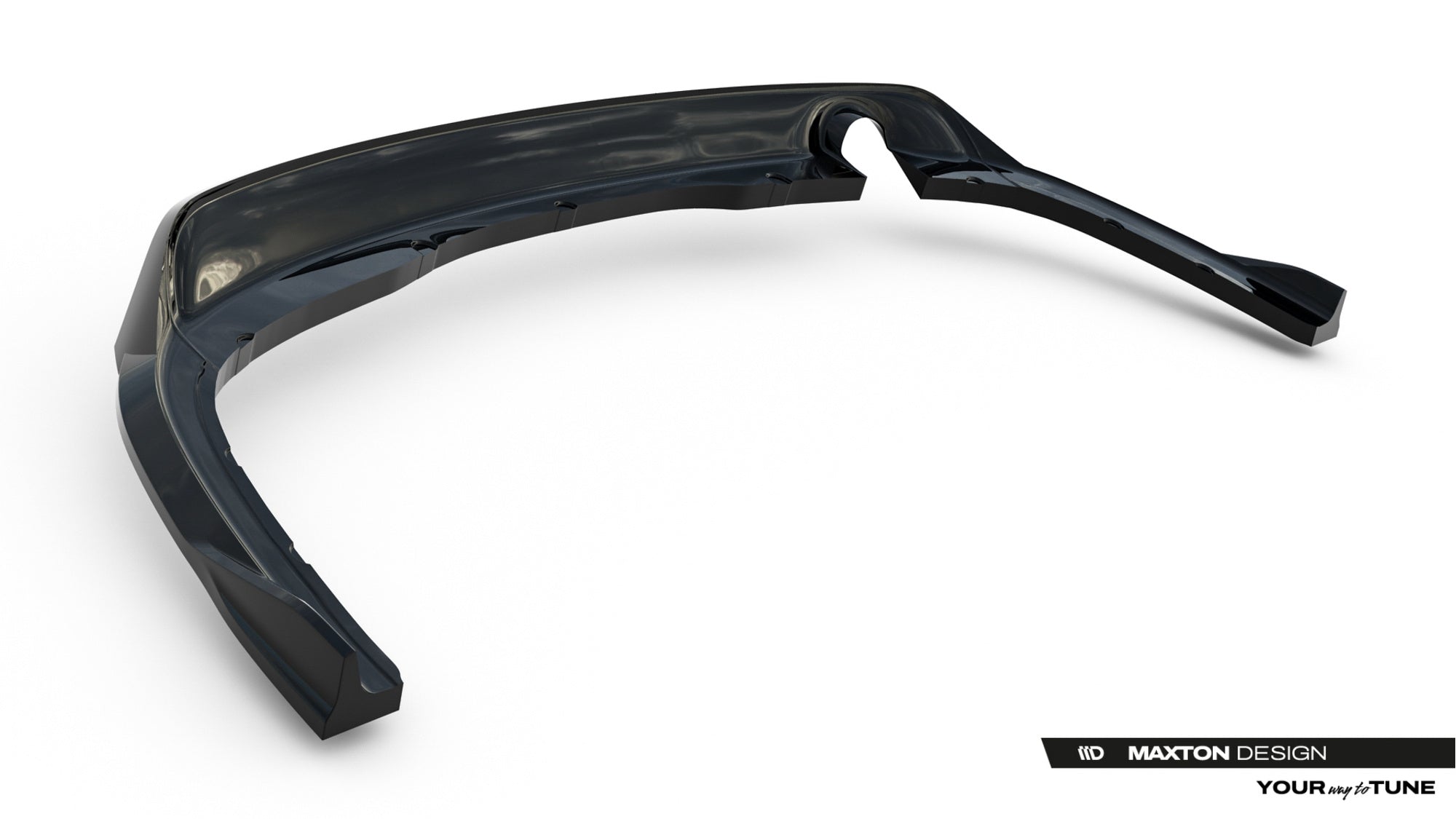 Splitter trasero BMW 3 Sportline Berlina / Touring F30 F31 (con barras verticales)