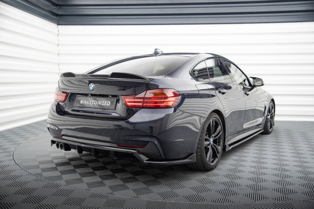 Splitter trasero BMW Serie 4 Coupé / Gran Coupé / Cabrio M-Pack F32 F36 F33 (con barras verticales)